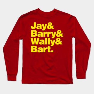 Flash Family (Red and Gold variant) Long Sleeve T-Shirt